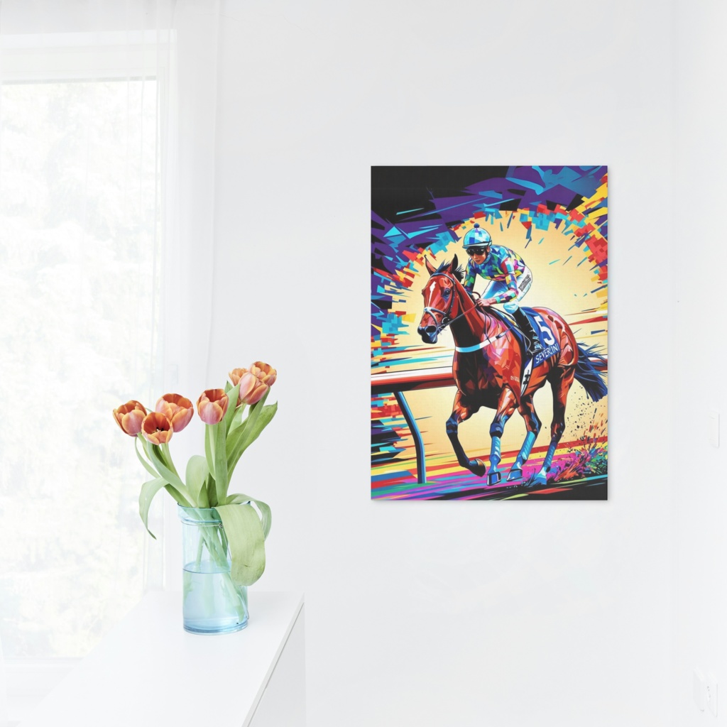 🎨 競走馬 × ボッチョーニ風・セヴェリーニ風・デュシャン風(未来派アート) 🏇✨