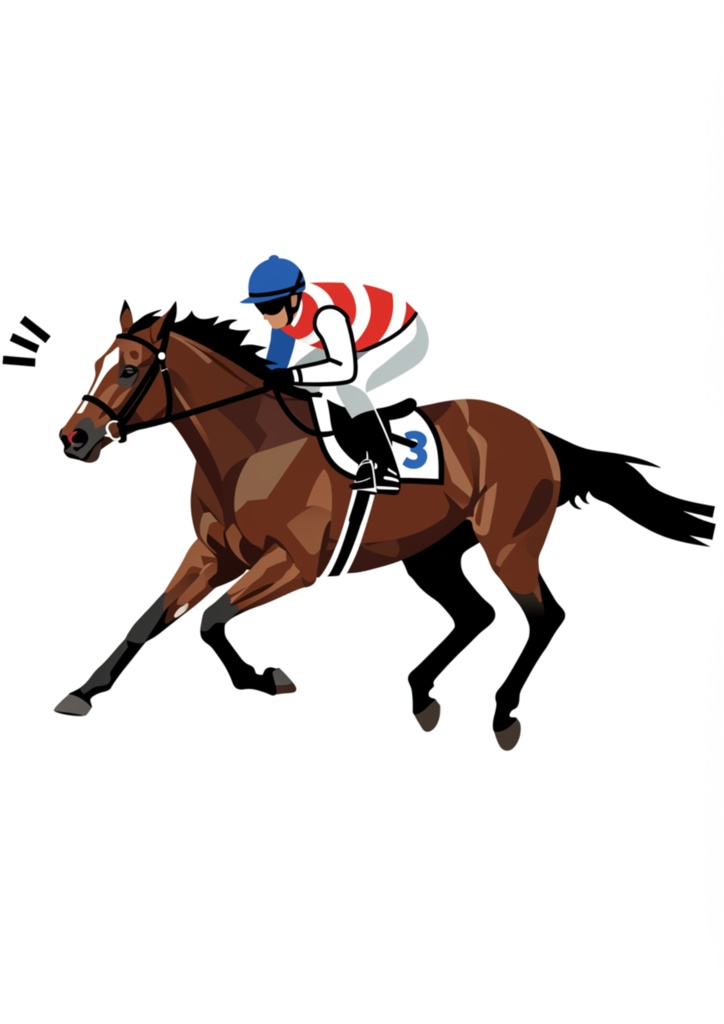 🏇 競走馬 × バスキア風・ウォーホル風・キース・へリング風 🎨(ストリートアートシリーズ)