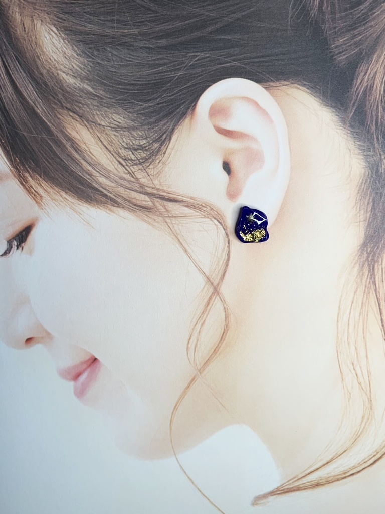 ブルー：陸軍軍服イメージピアス