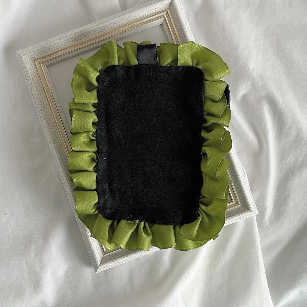 硬質ケース デコ * アップルグリーン×ブラック