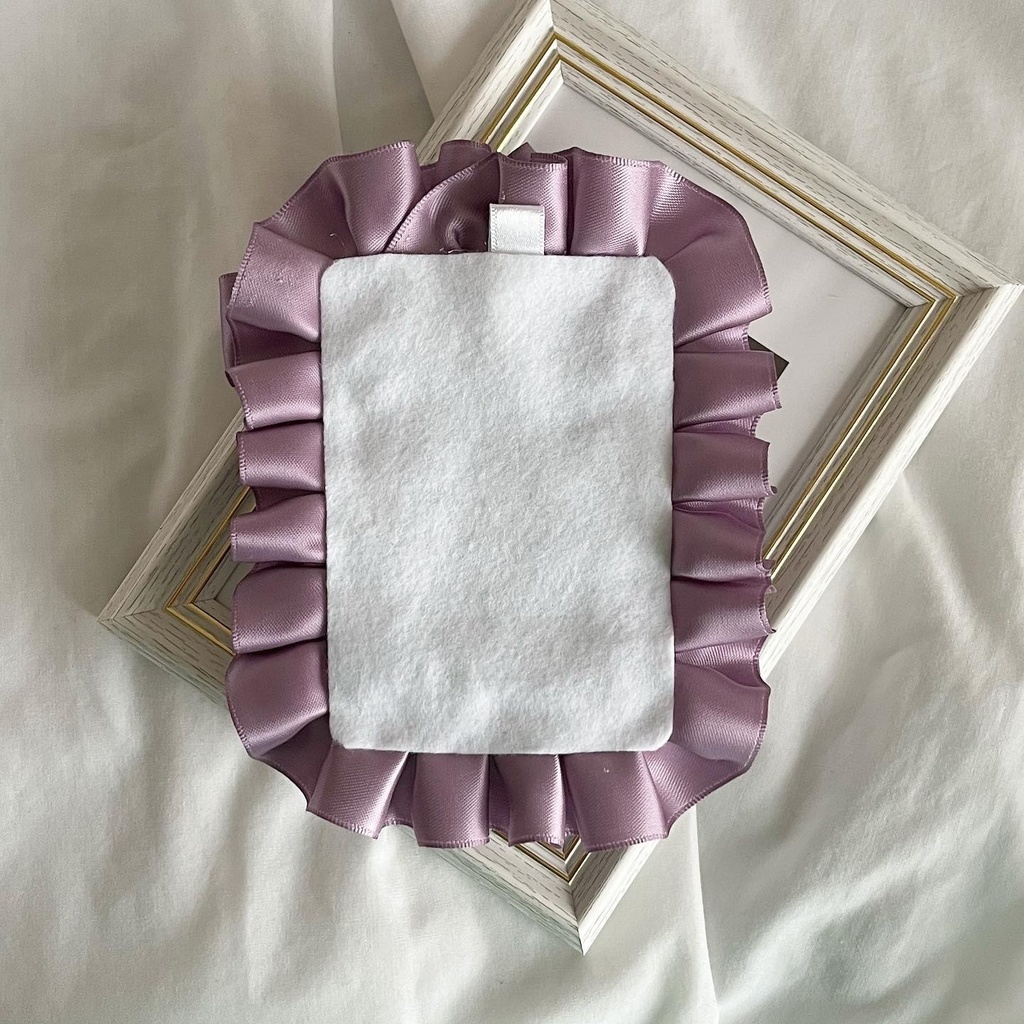 硬質ケース デコ * ラベンダー×ホワイト