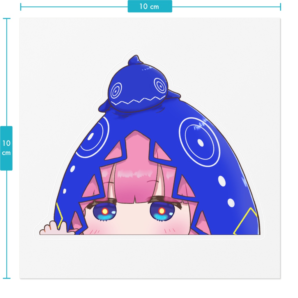 【ステッカー】花譜-KAF "Aogara"