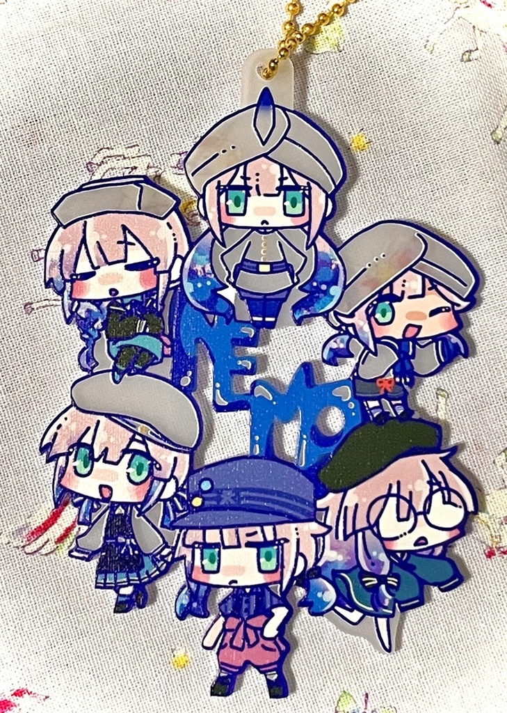 ネモわいわいアクキー