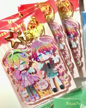 肉西瓜くんのさぶかる★女装アクキー