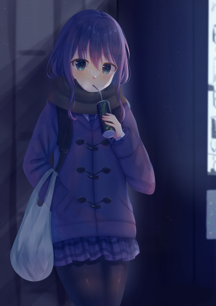 エナドリ女子アクリルスタンド(未統合PSDファイル付き)