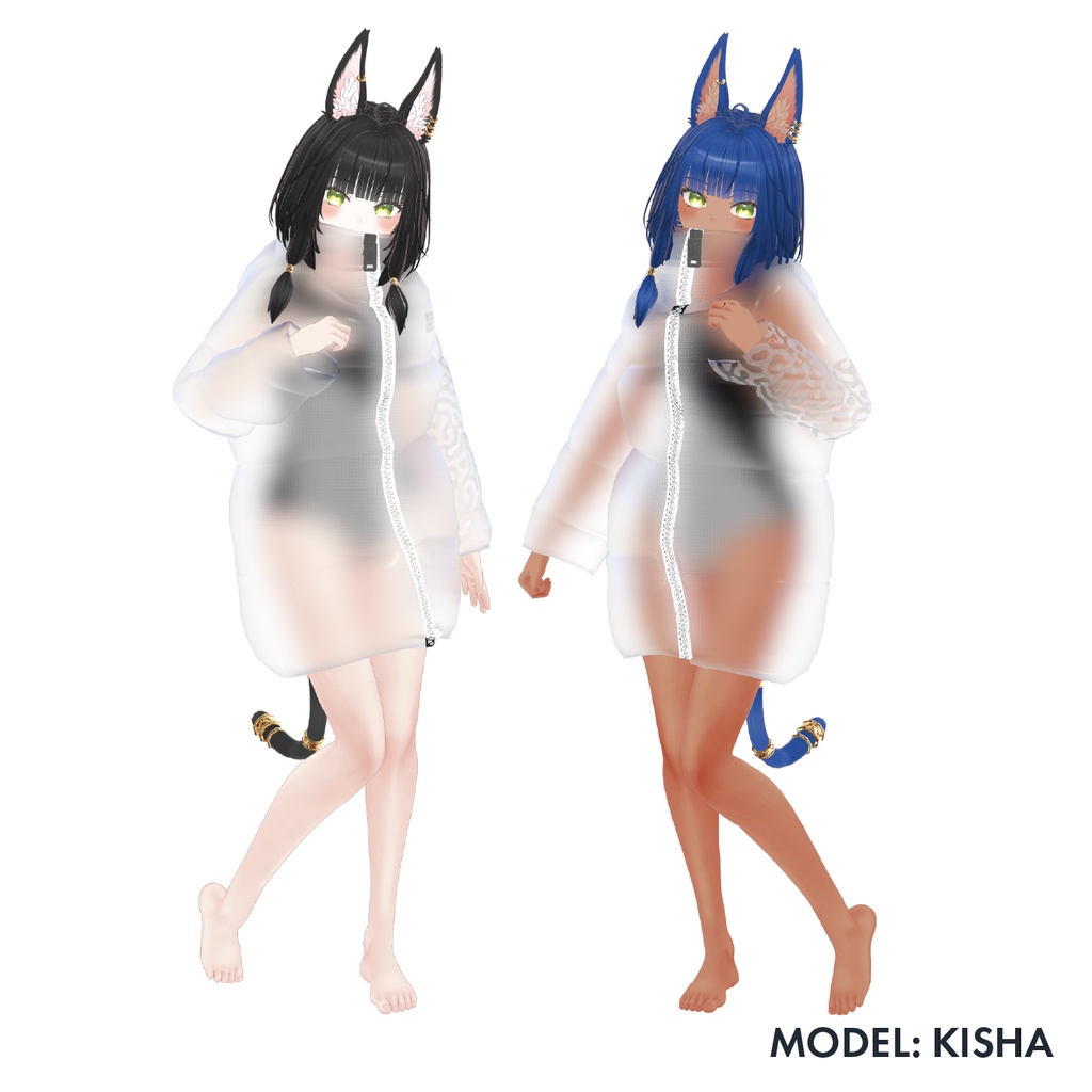 Transparent Jacket【9アバター対応】