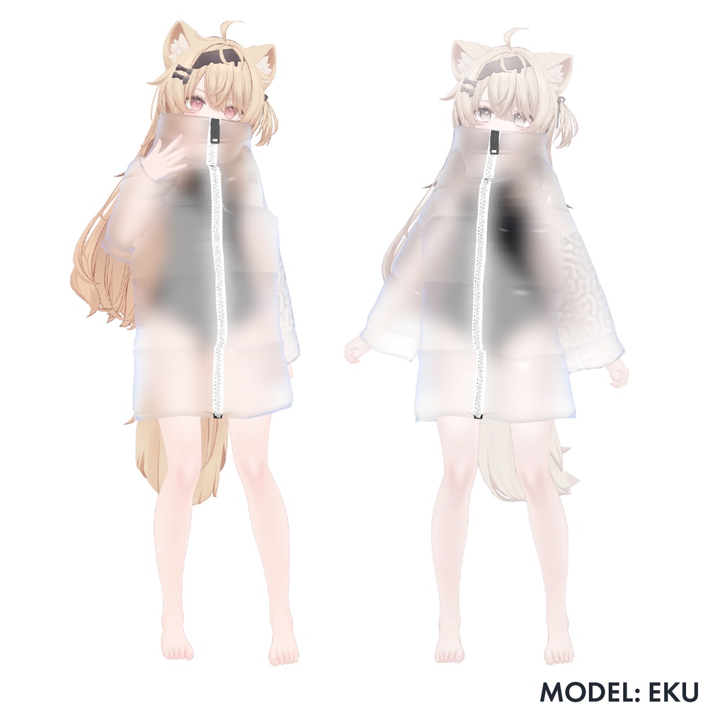 Transparent Jacket【9アバター対応】