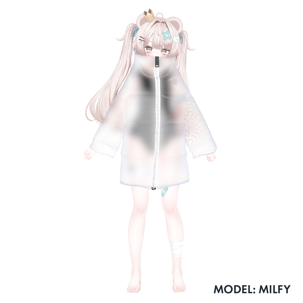 Transparent Jacket【9アバター対応】