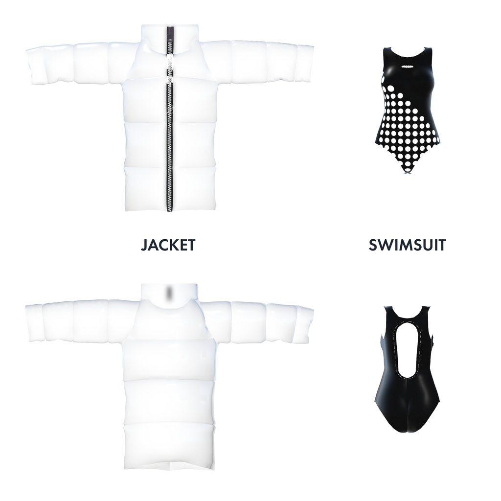 Transparent Jacket【9アバター対応】