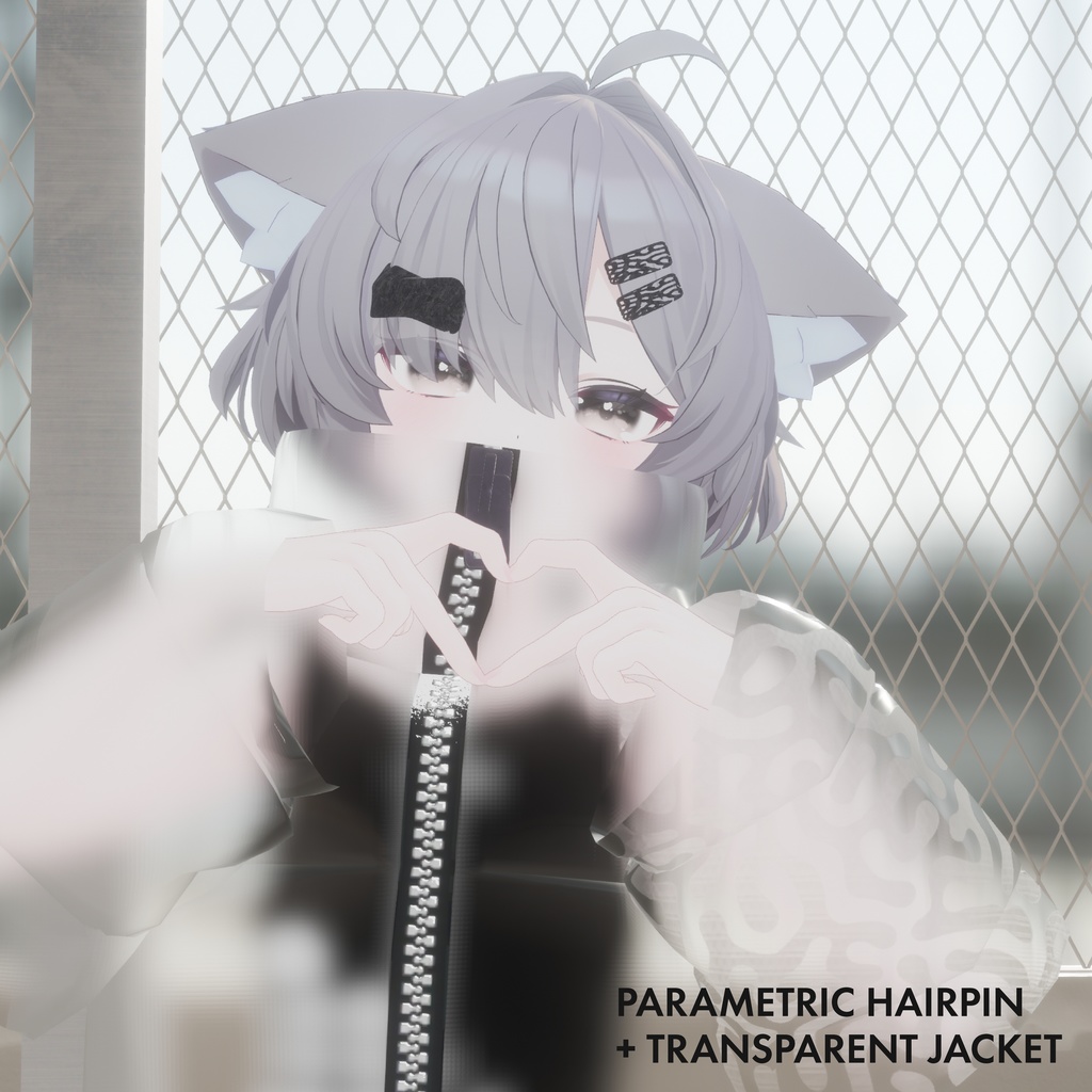 Parametric Hairpin【アバター用ヘアピン】