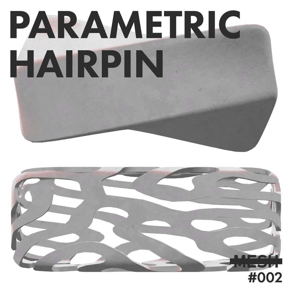 Parametric Hairpin【アバター用ヘアピン】
