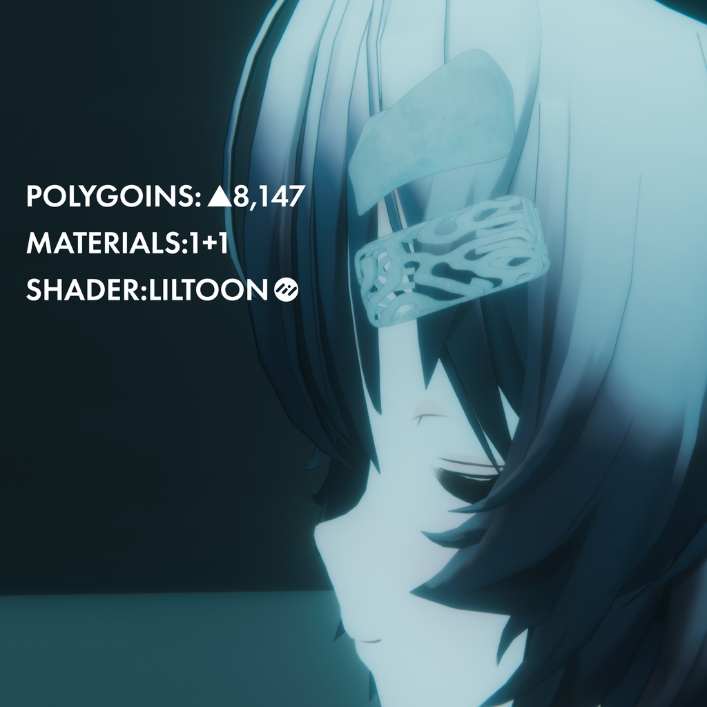 Parametric Hairpin【アバター用ヘアピン】