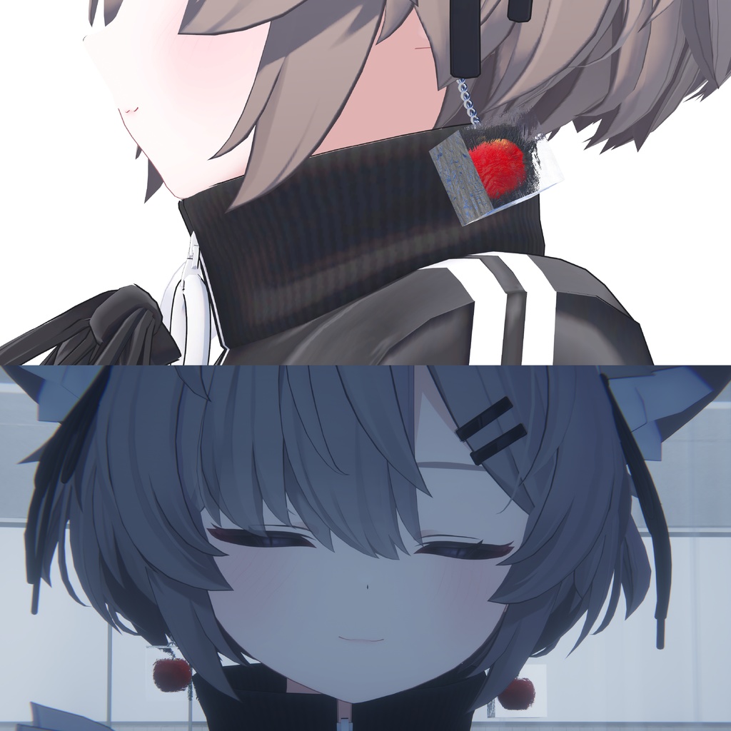 【無料 / Free】Apple Earring【アバター用アクセサリー】