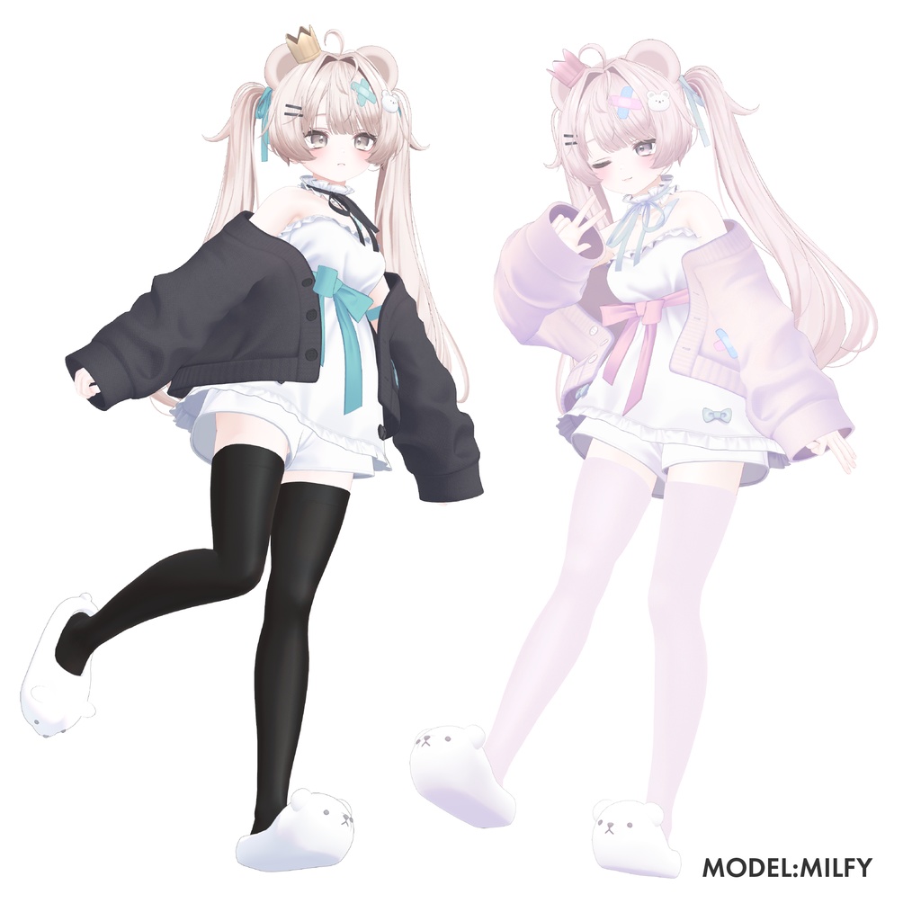 Knee High Socks for Milfy & Eku 【ミルフィ・エク対応】