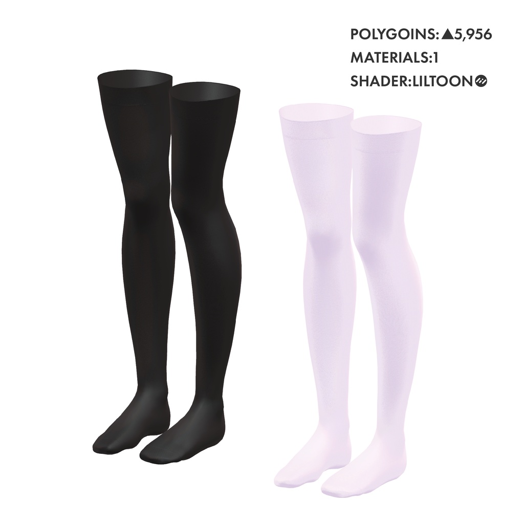 Knee High Socks for Milfy & Eku 【ミルフィ・エク対応】