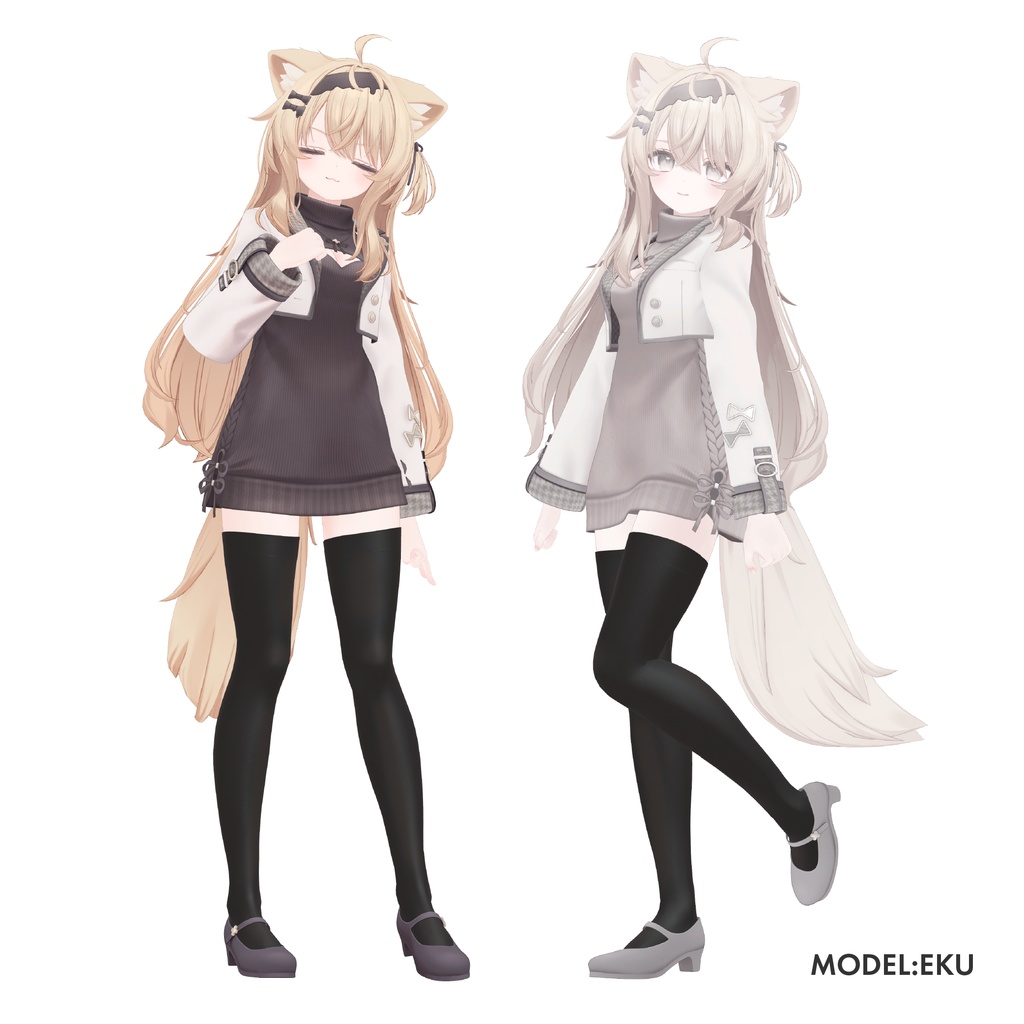 Knee High Socks for Milfy & Eku 【ミルフィ・エク対応】