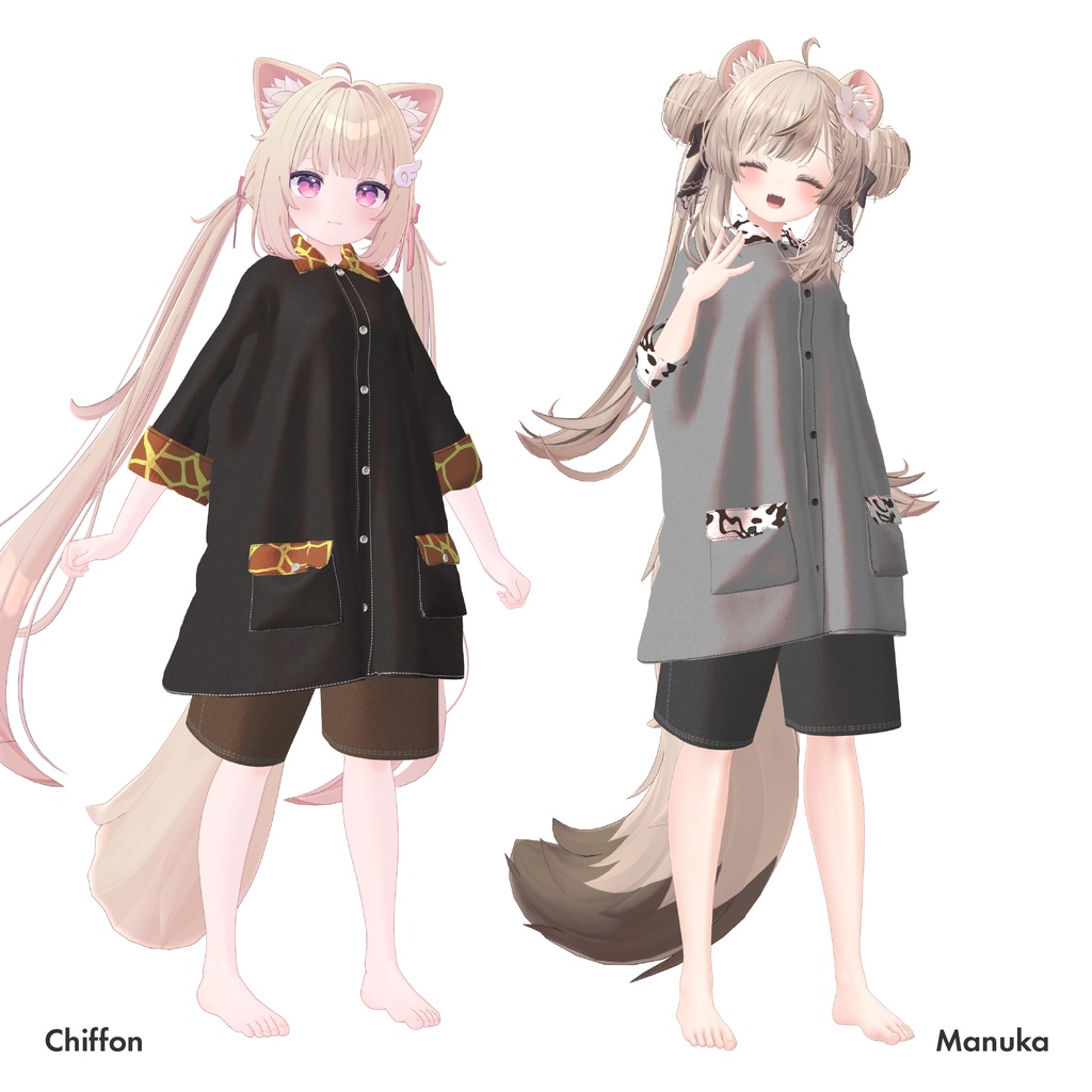 【🎉発売セール】Animal Workshirt【複数アバター対応】