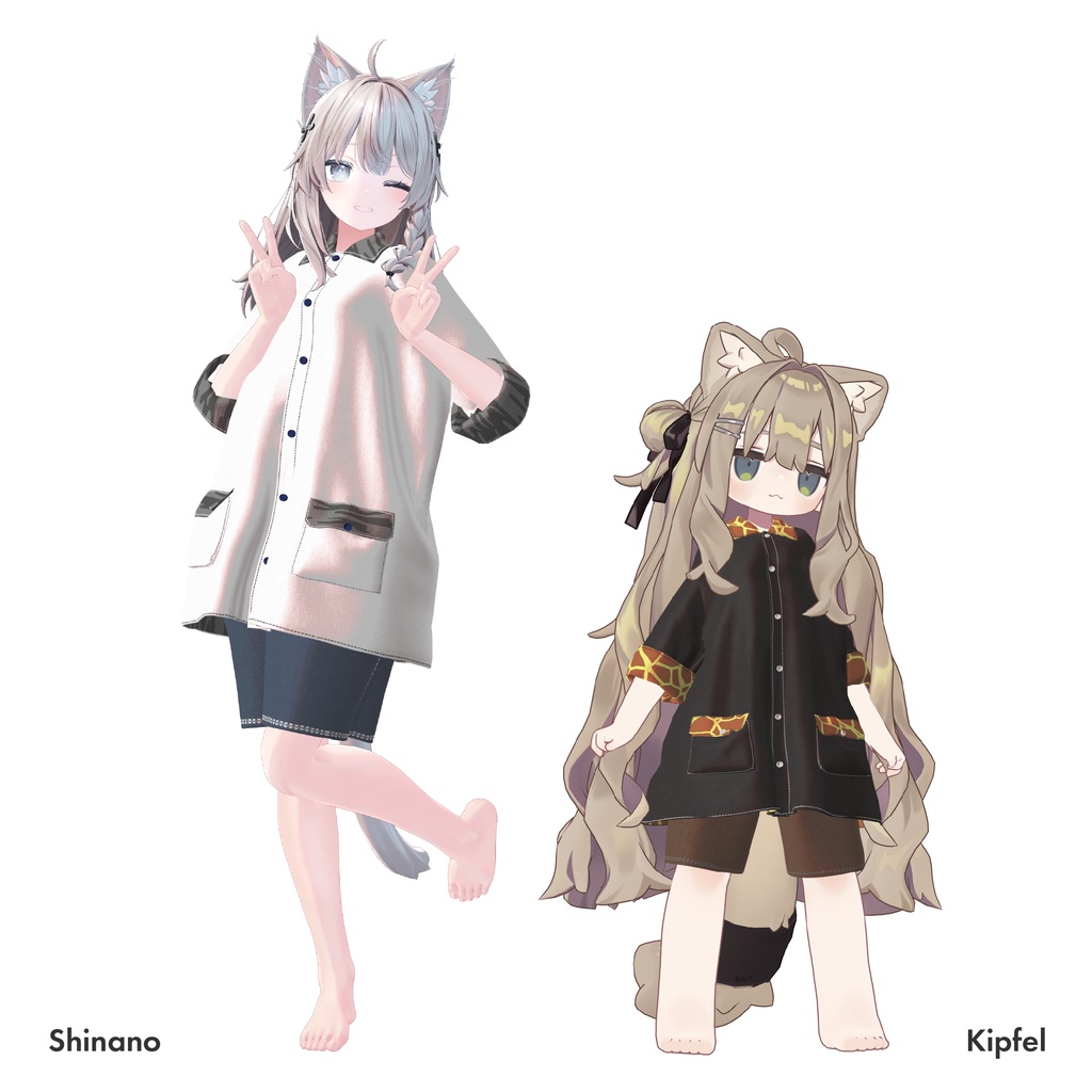 【🎉発売セール】Animal Workshirt【複数アバター対応】