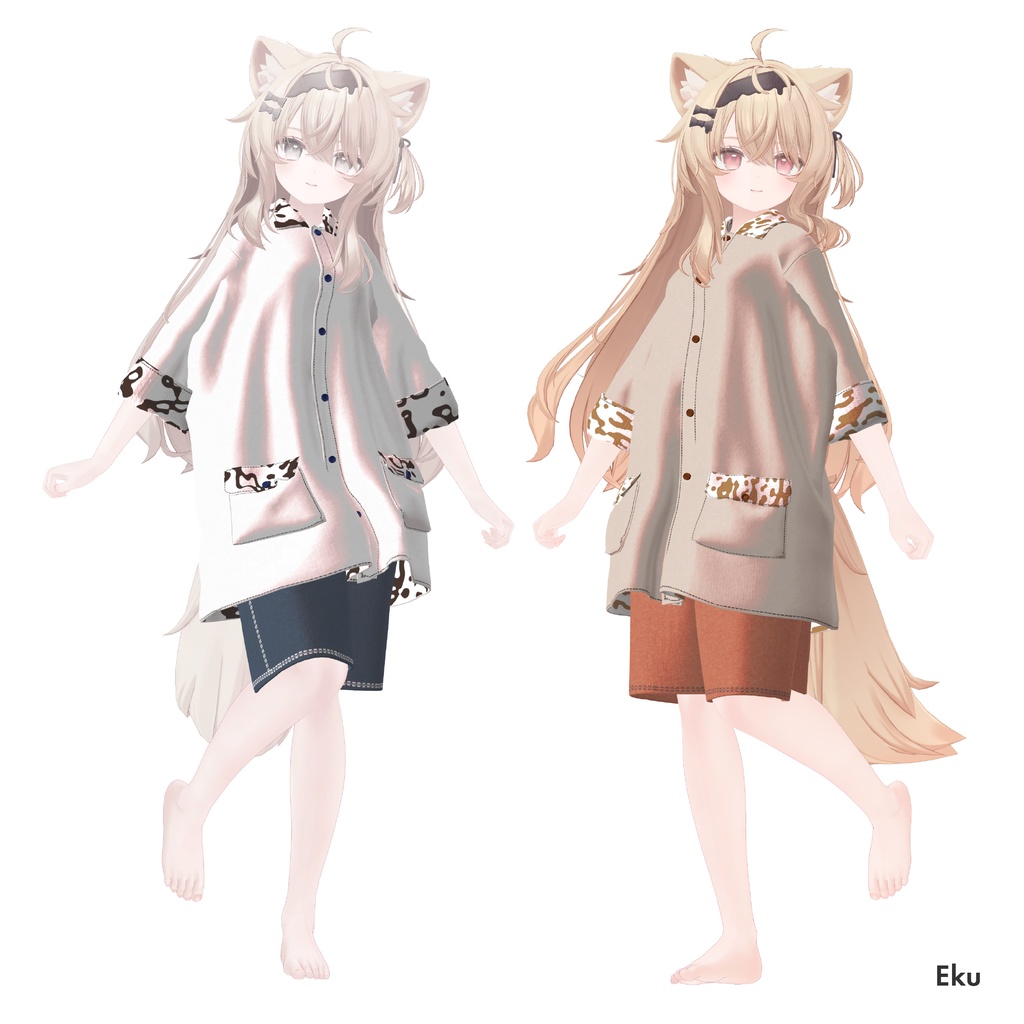 【🎉発売セール】Animal Workshirt【複数アバター対応】