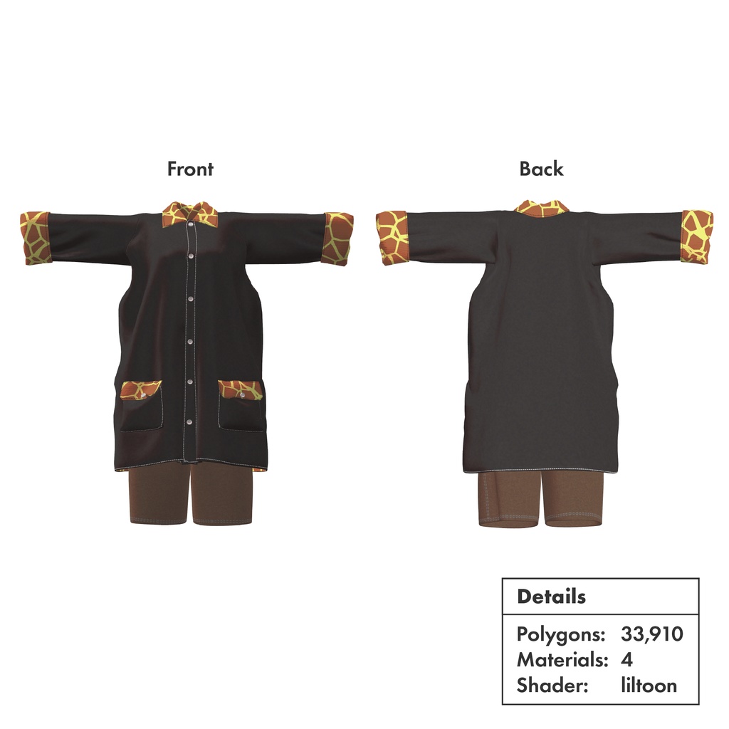 【🎉発売セール】Animal Workshirt【複数アバター対応】