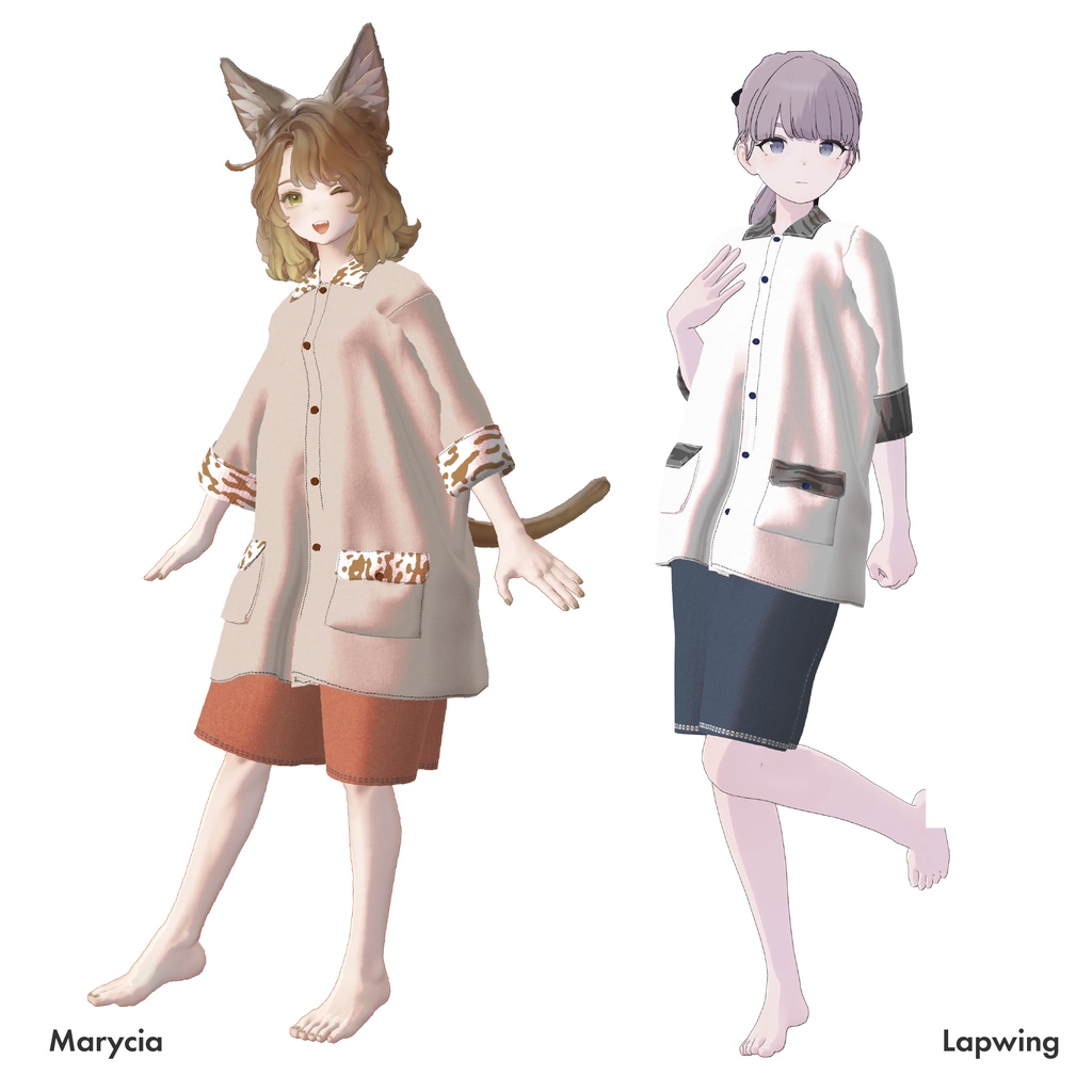 【🎉発売セール】Animal Workshirt【複数アバター対応】