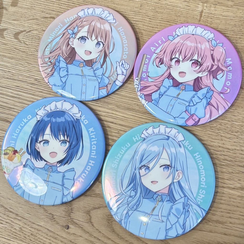 【モモジャン】オーロラ缶バッジ【クリエイターズフェスタ2025受注】