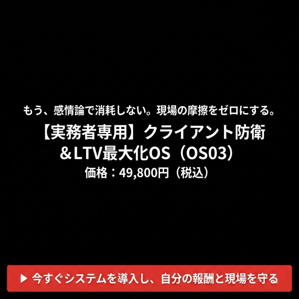 クライアント防衛&LTV最大化OS(OS03)