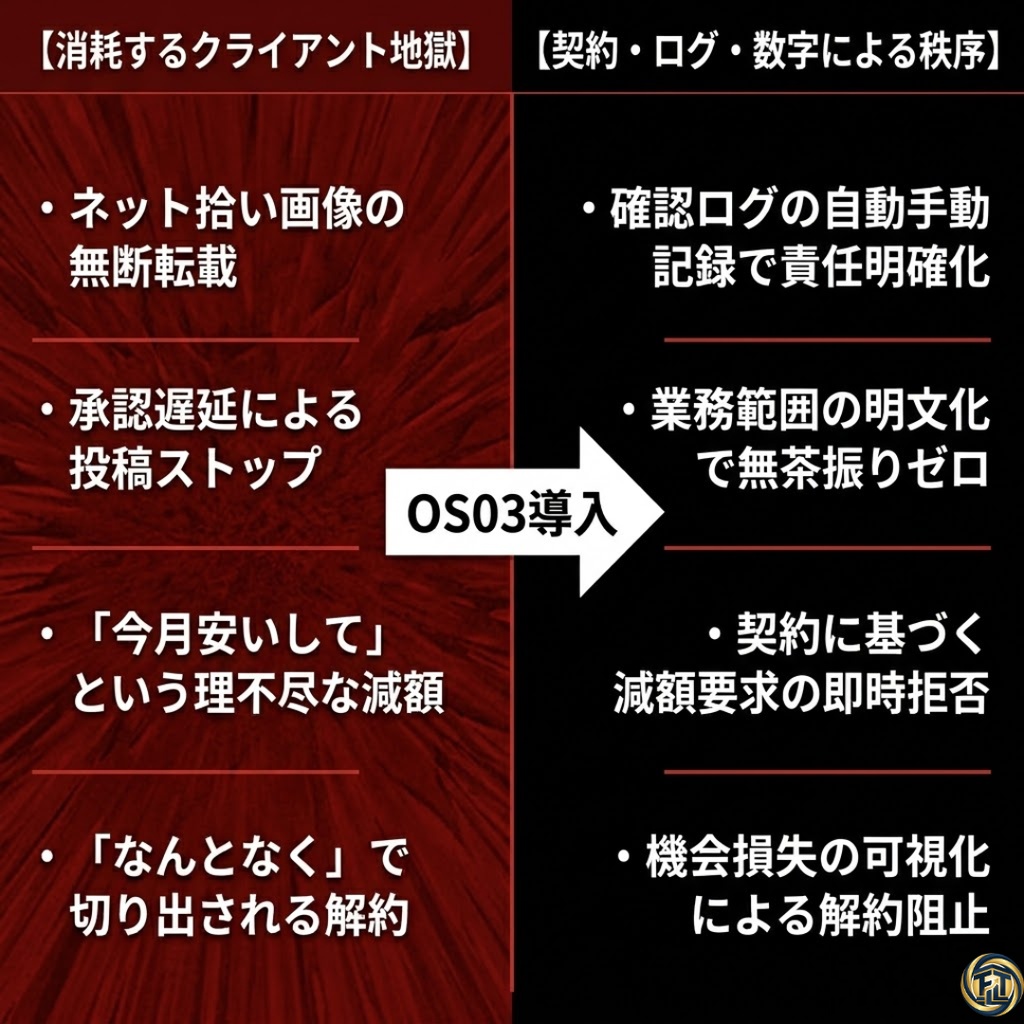 クライアント防衛&LTV最大化OS(OS03)