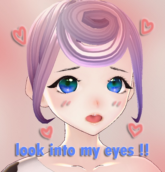 [Vroid_cute iris ] 瞳テクスチャセット 