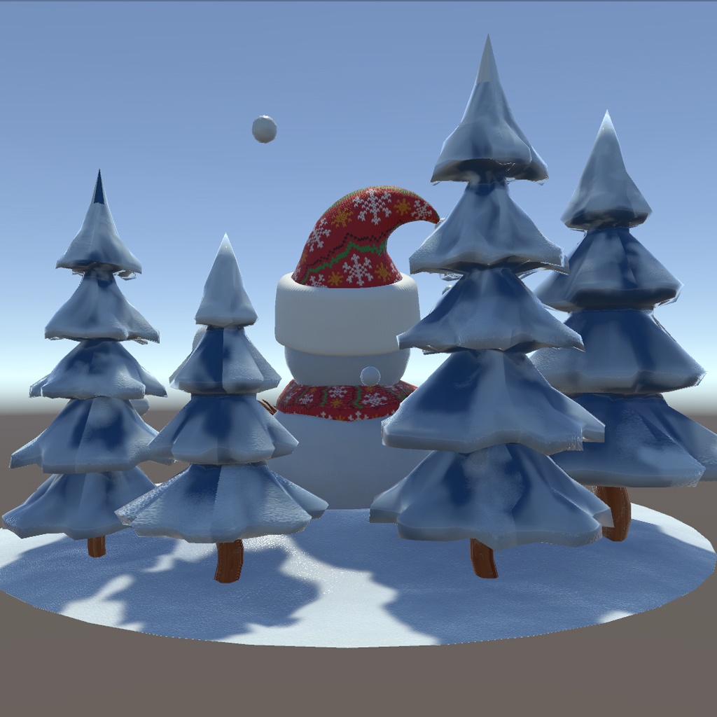 かわいい雪だるま スノーマン!