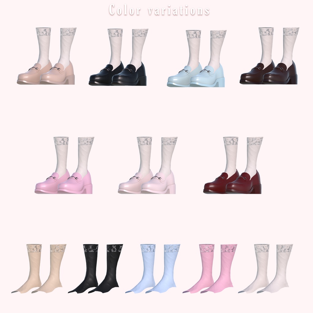 Lady Laceblouse Set ୨୧【桔梗 舞夜 セレスティア対応】