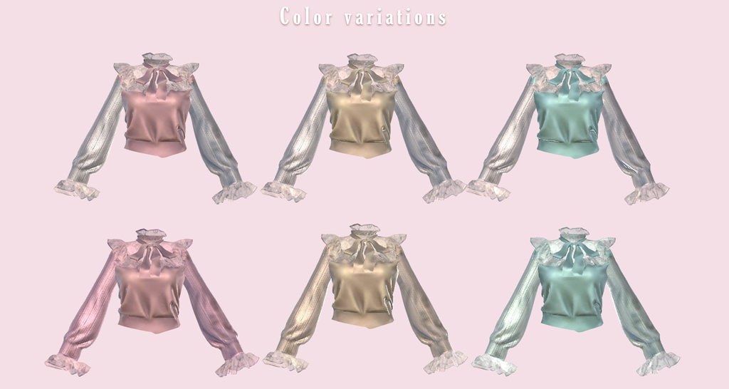 Lady Laceblouse Set ୨୧【桔梗 舞夜 セレスティア対応】