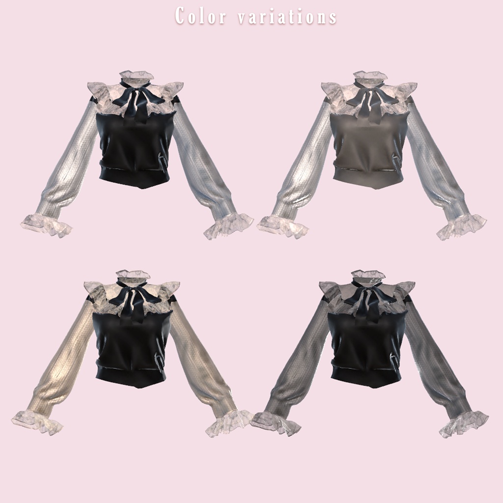 Lady Laceblouse Set ୨୧【桔梗 舞夜 セレスティア対応】