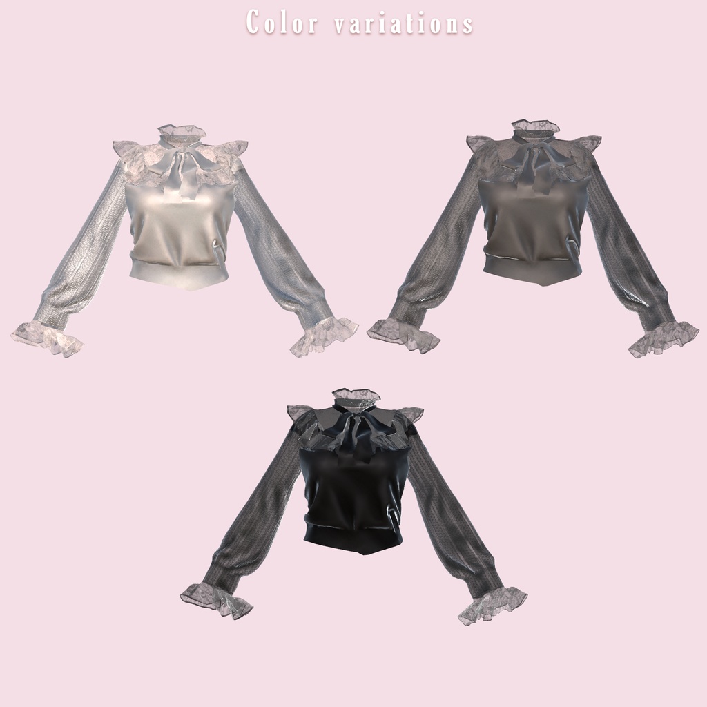 Lady Laceblouse Set ୨୧【桔梗 舞夜 セレスティア対応】