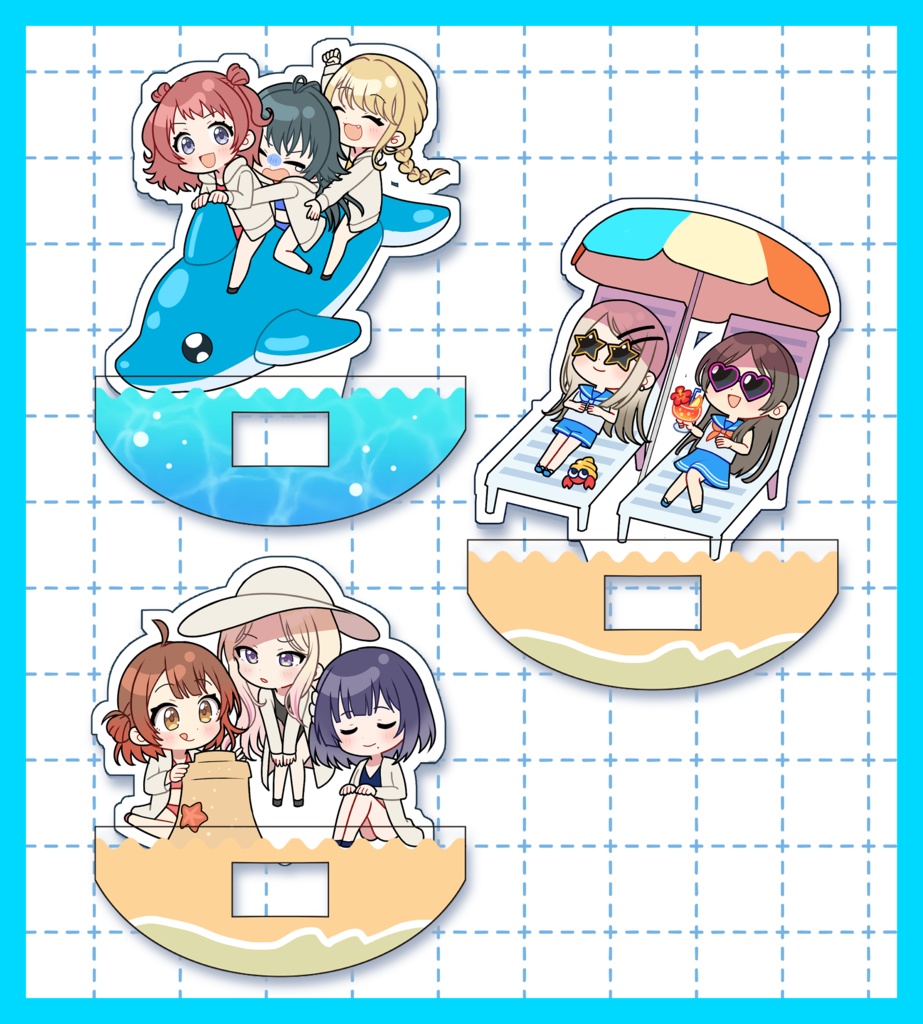ゆらゆらアクリルフィギュア