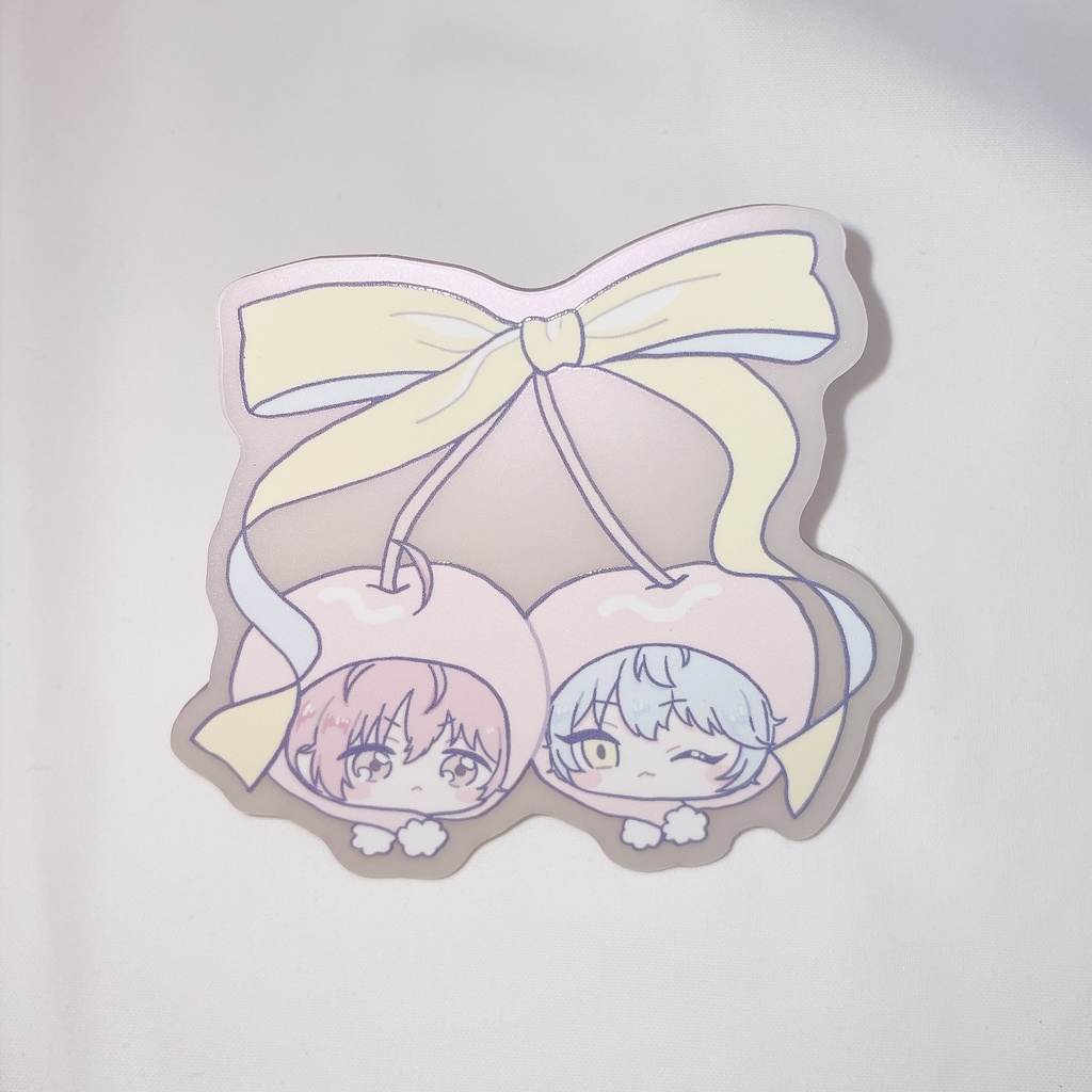 なかよし！？さくらんぼクリップ