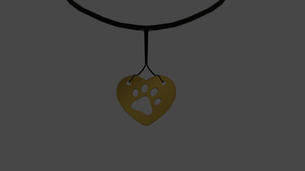 Heart Paw Necklace *FIXED*