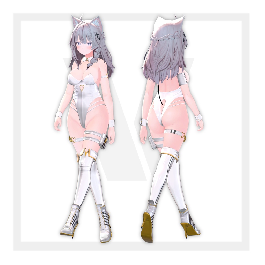 【7アバター対応】🐇V-Bunny suit🐇