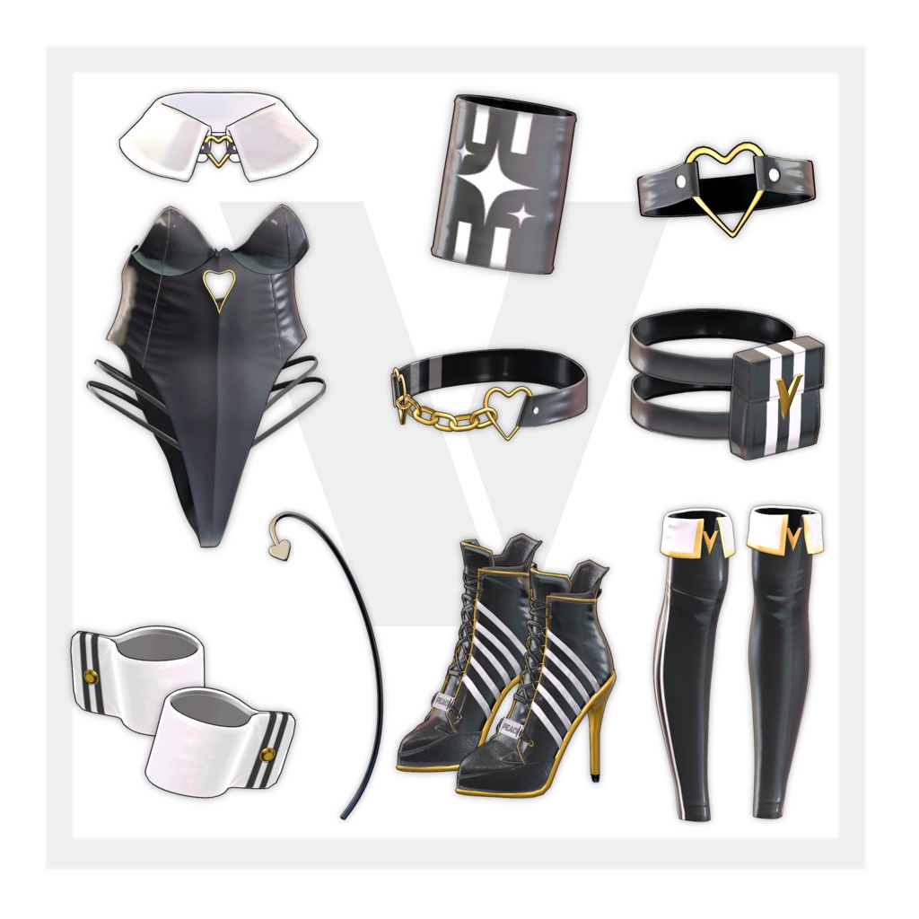 【7アバター対応】🐇V-Bunny suit🐇