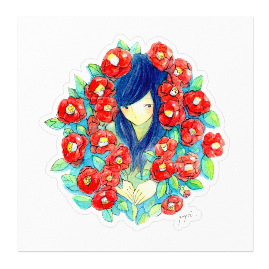 ステッカー ツバキ