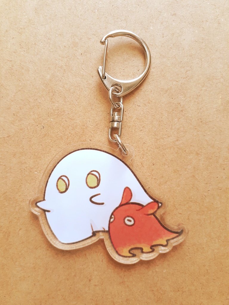 ひょこっとおばけ＆メンダコくん スイスイアクキー