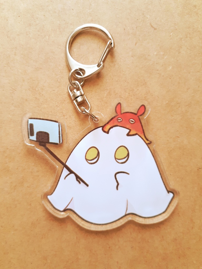 ひょこっとおばけ＆メンダコくん 自撮りアクキー