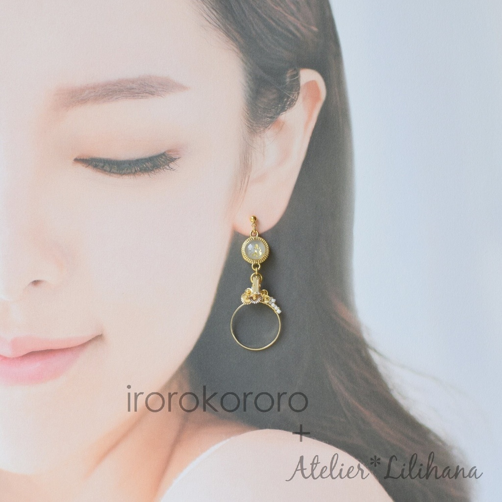 コラボ【水紋重ねの耳飾り】〜伊達組