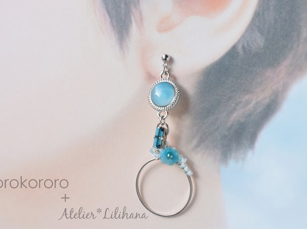 コラボ【水紋重ねの耳飾り】〜沖田組