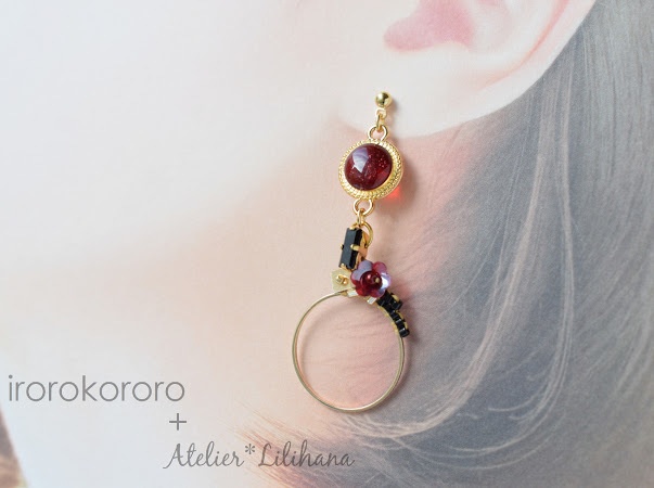 コラボ【水紋重ねの耳飾り】〜沖田組