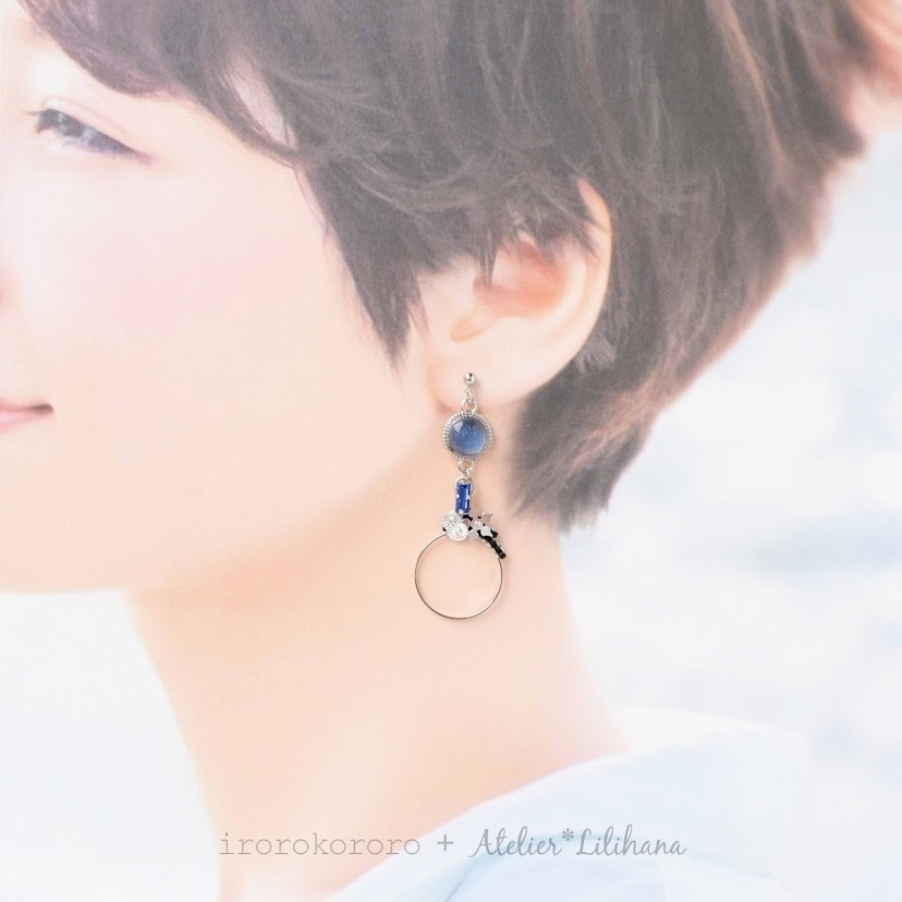 コラボ【水紋重ねの耳飾り】〜山猫組