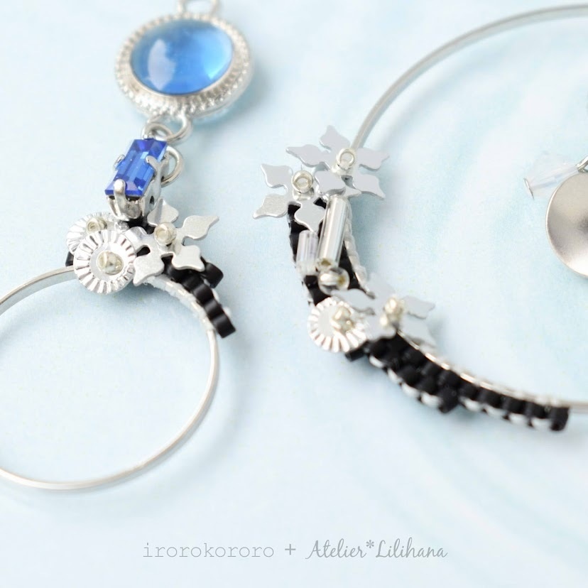 コラボ【水紋重ねの耳飾り】〜山猫組