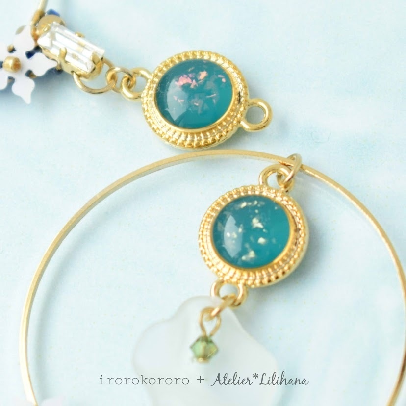 【コラボ】水紋重ねの耳飾り〜青江派