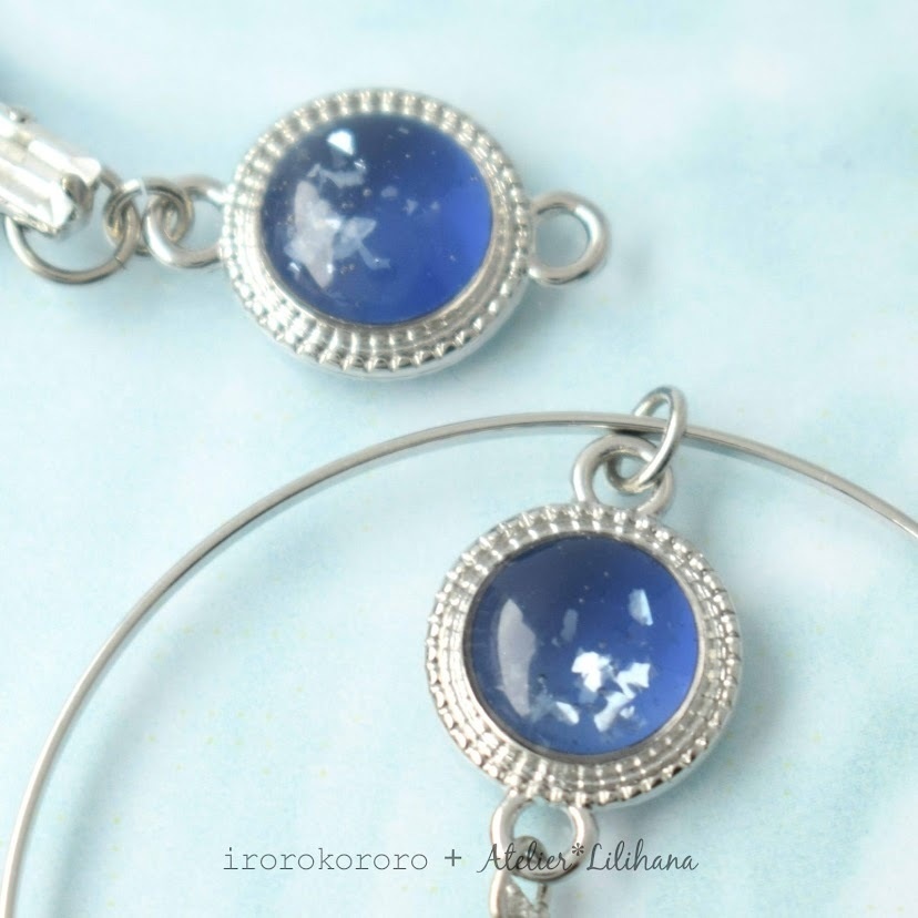 【コラボ】水紋重ねの耳飾り〜青江派