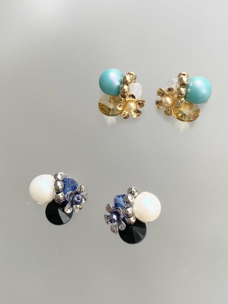 花咲く宝石の耳飾り【伯仲】